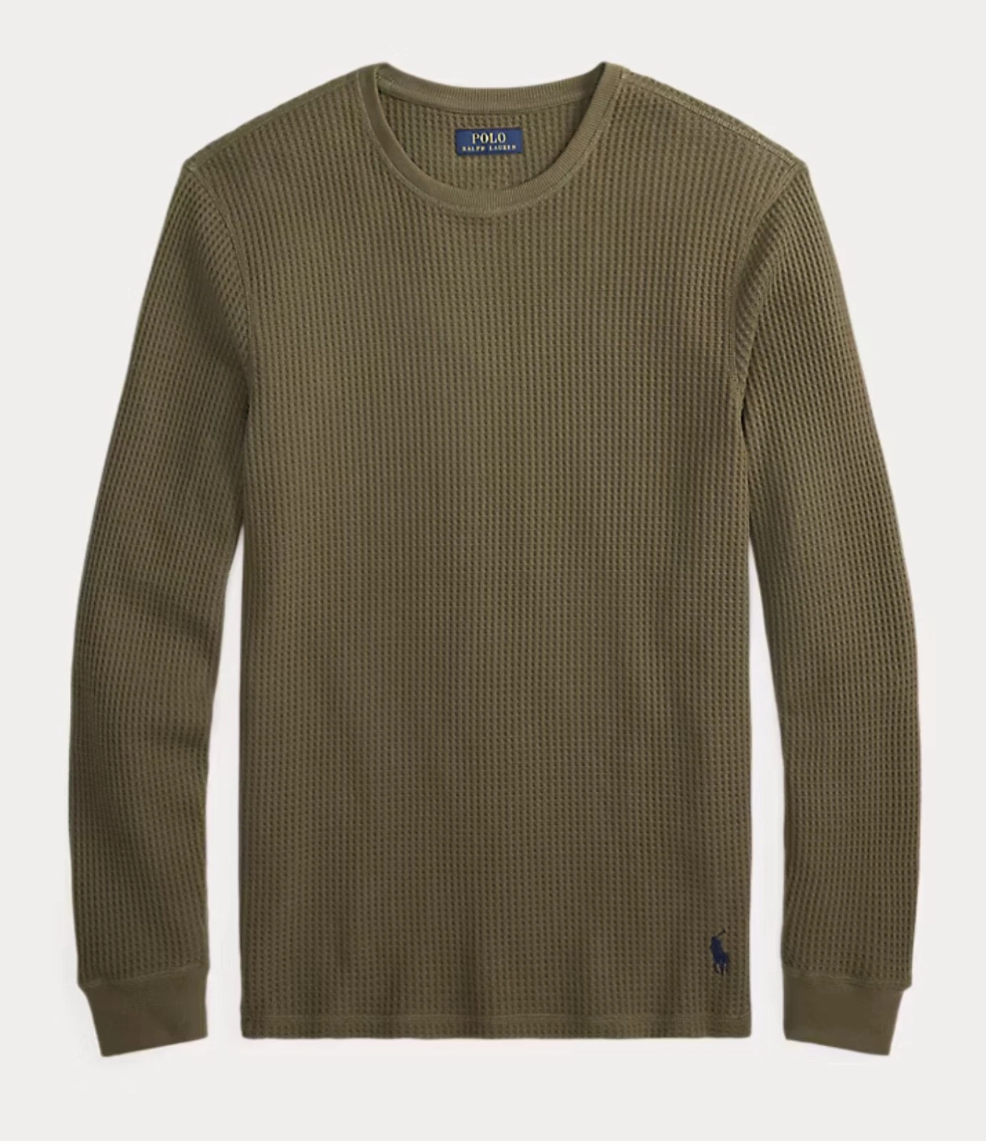 Polo RALPH LAUREN Men’s Shirt Polo Pony Waffle Weave Knit Thermal Sleep Shirt