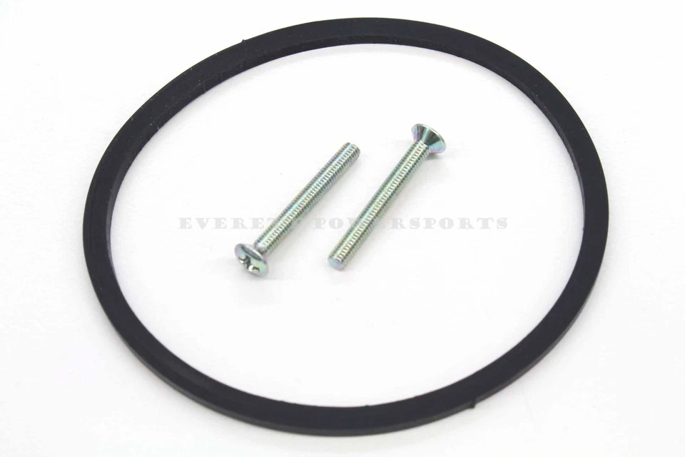 Amber Turn Signal Lens Genuine Honda 1960s-1980s Gasket Screw (See Desc) #K06 - Image 2 of 4