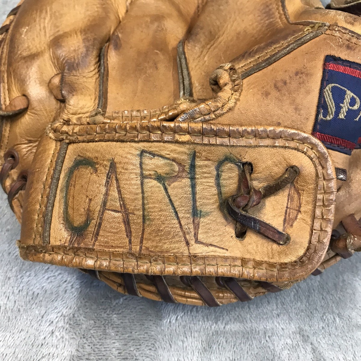 Vtg YOGI BERRA Spalding All Star Model 42-739 Catchers Glove Larry