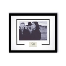 Bono U2 Autograph SIGNED 'Joshua Tree' Photo Framed 11x14 Custom Display ACOA