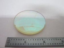 OPTICAL COATED LENS CONVEX CONCAVE MICROSCOPE LASER OPTICS AS IS BIN K2-10