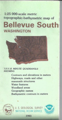 USGS 1:25000 edition topographic map Washington Belleview South