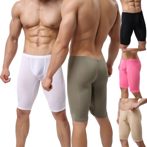 Smooth Men's Bodybuilding Top Shirt Long Pants Boxers Shorts Briefs Underwear - Picture 14 of 15