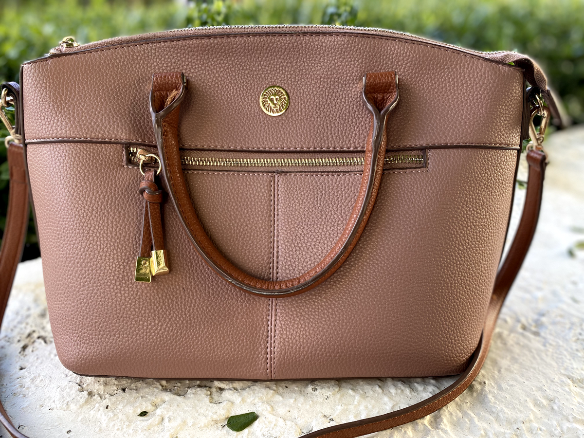 【Anne Klein】ミディアム カラーブロック Women's Mauve Anne Klein Lemon Parker Dome Satchel 14