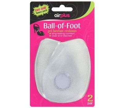 Airplus Damen Komfort Gel Ballkissen Fußpolster 2er Pack Schuh vorne 2 Paar