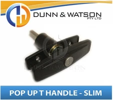 Slim Pop Up T Lock / Handle / Latch (Trailer Caravan Canopy Canopie Toolbox) x1