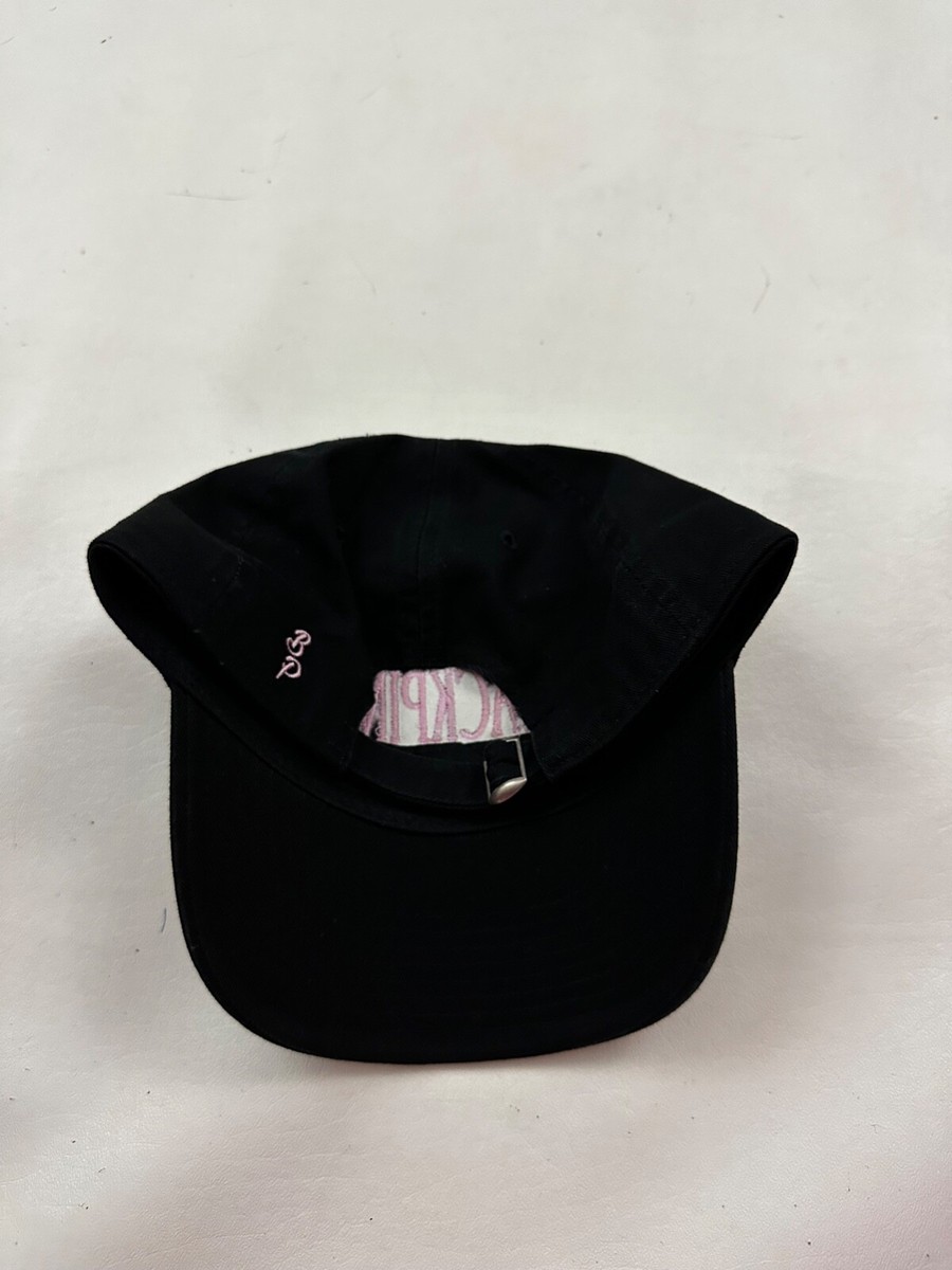 Blackpink World Tour Graphic Adjustable Black Baseball Hat One