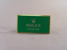 138302: Rolex Milgauss Original Vitrinen Display, Aufsteller, Schild