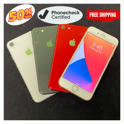 Apple iPhone 8: 64GB, 128GB, 256GB - Unlocked, Mint Condition, Various Colors