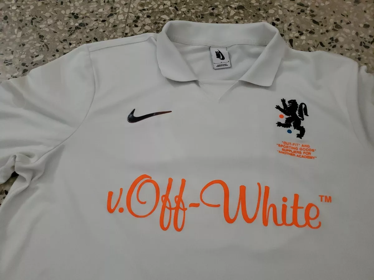 Nike OFF-WHITE x Nikelab Mercurial NRG X FB Soccer Jersey White size large eBay