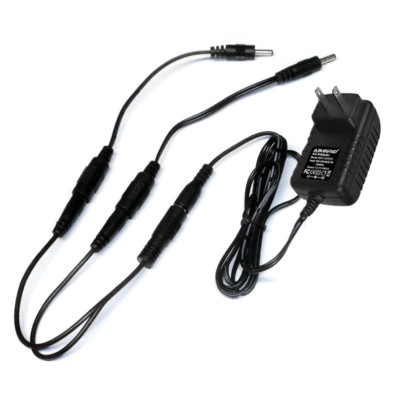 AC Adapter for DOGTRA Charger + Splitter Fits 110v BC12V300 5.5mm 180NCP 1900NCP