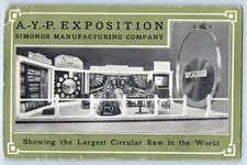 A Y P Exposition Simonds Manufacturing Company Seattle Washington WA Postcard