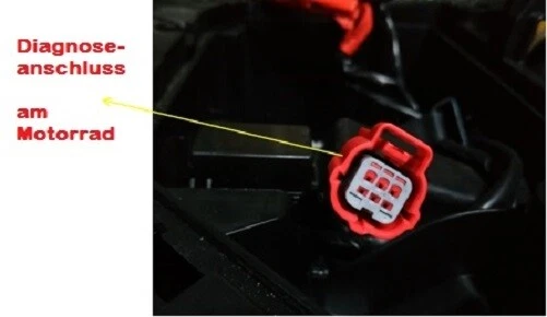 Adaptador Euro5 6 pines moto moto moto diagnóstico KTM Moto Guzzi Piaggio Vespa Honda #01 - Imagen 3 de 4