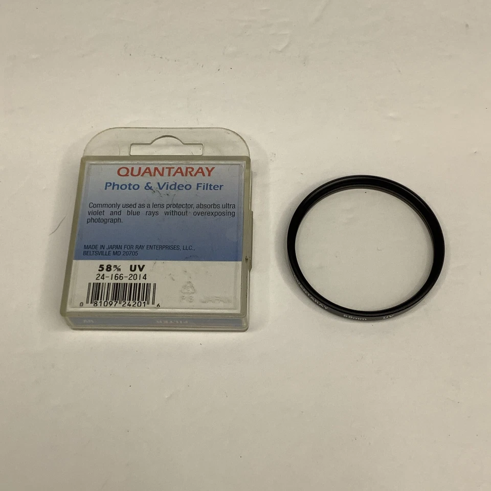 Quantaray 58mm Filter UV Haze with Case - Japan - Image 2 of 2