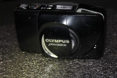 OLYMPUS μ zoom140 Olympus µ[mju:] Zoom 140 35mm Point & Shoot Filmkamera-Schwarz