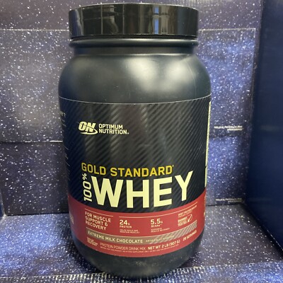 Optimum Nutrition Gold Standard 100% Whey Protein Powder, Extr Milk Choc 2 Lbs