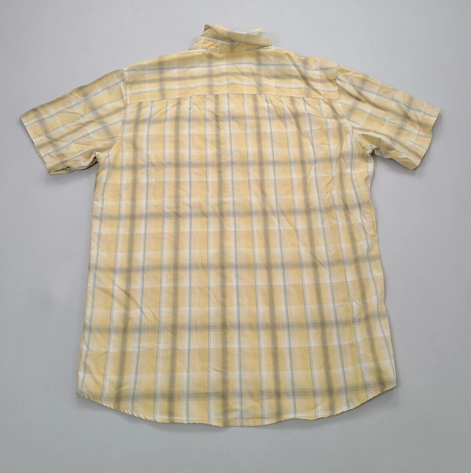 Breakwater Shirt Mens Extra Large Yellow Button Up Casual Comfort Outdoors - Image 2 of 4