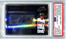 2004 Playoff Abs. Mem. Blue CRAIG BIGGIO Signed Auto Graded PSA/DNA 10 Slab 1/1