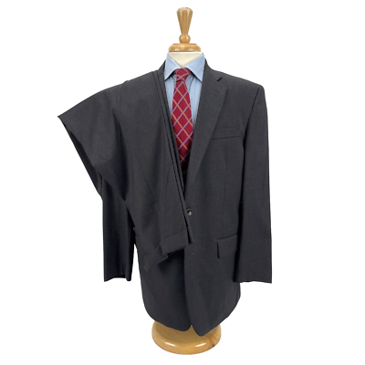 Brooks Brothers 1818 Madison Dark Gray Italian Estrato Wool Suit