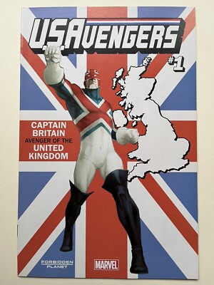 USAVENGERS #1 (2017), Forbidden Planet Exclusive Version Captain Britain New NM