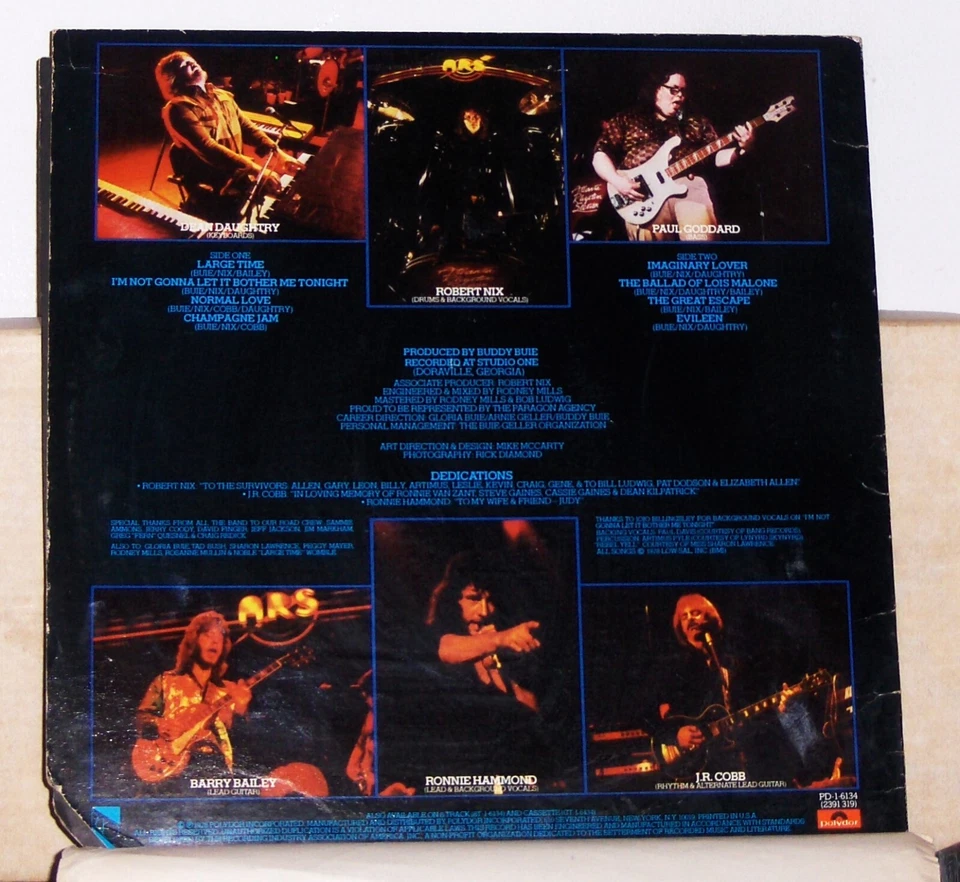 Atlanta Rhythm Section – Champagne Jam - 1978 Vinyl LP Record Album - Image 2 of 2
