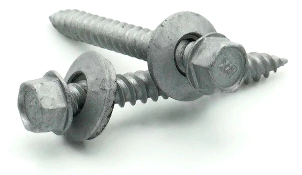 #9-15 | Cabezal de arandela hexagonal Tornillos para techos Arandelas EPDM unidas - Selecciona longitud y cantidad Foto 2 de 3