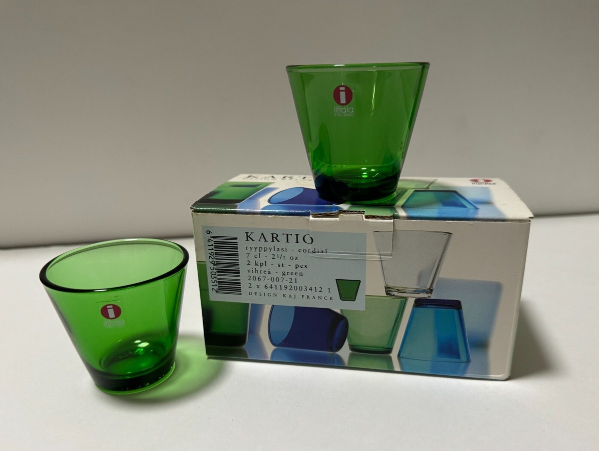 iittala - Kartio - Cordial - Set of 2 (Green) Design Kaj Franck