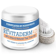 activelife - Revitaderm 4D Urea Foot Cream, Free Pumice Stone Included, 4oz
