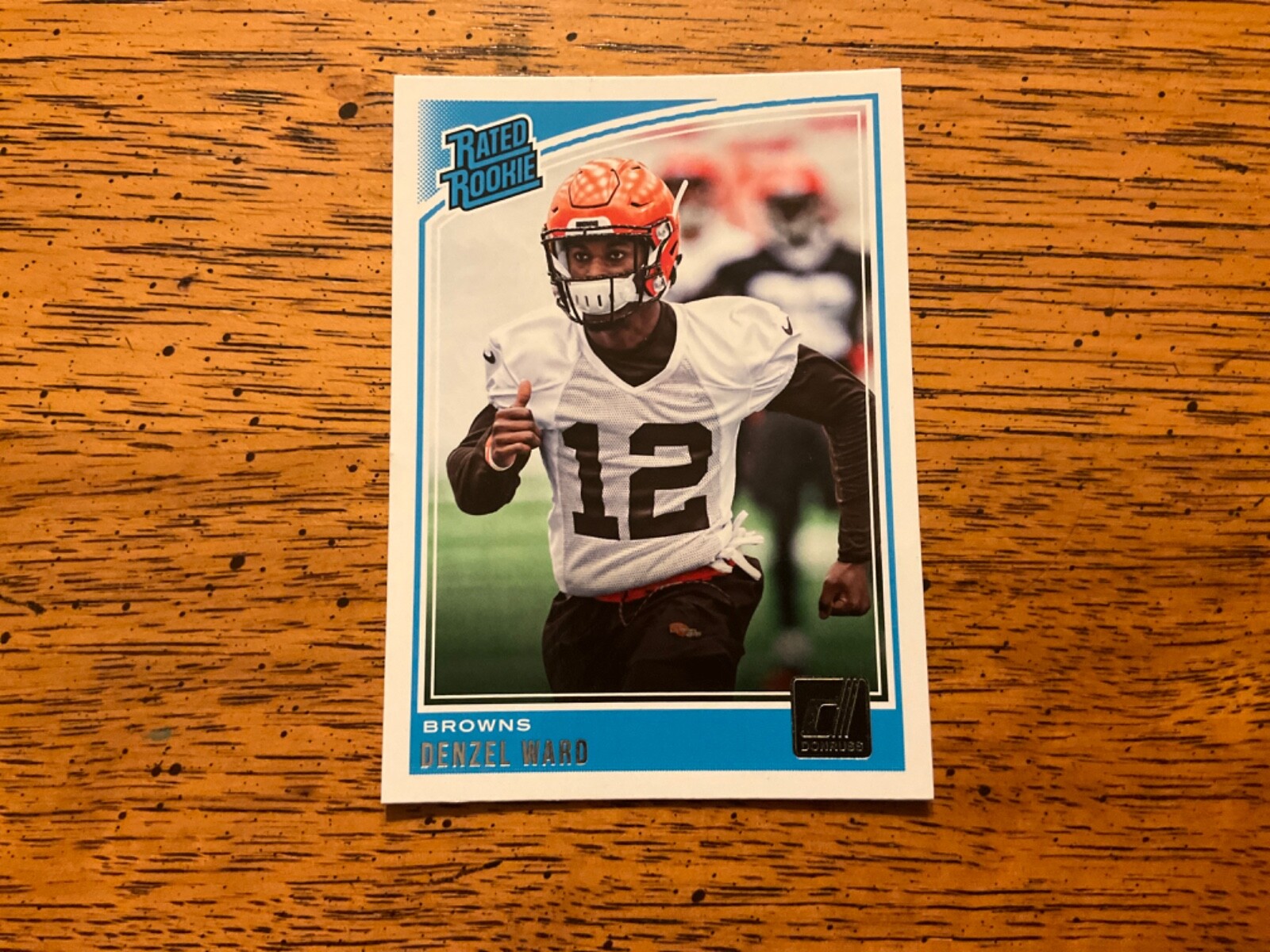 2018 Panini Donruss - Rated Rookie #348 Denzel Ward (RC)