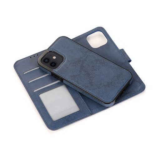 Funda tipo billetera extraíble de cuero con tapa para iPhone 16e/15/14/13/12/11 XR SE 8 - Imagen 22 de 38