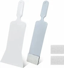 Bulldozer Squeegee Kit Felt Scraper Long Handle Glass Clean Window Tint Squeegee