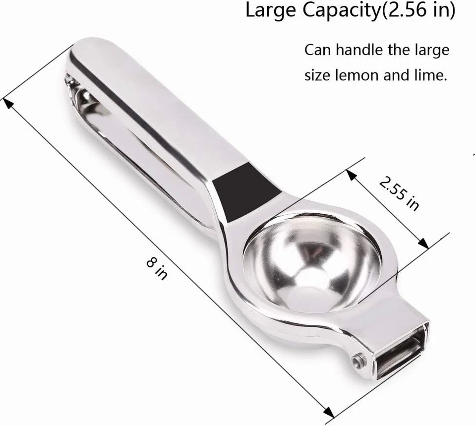 Stainless Steel Kitchen & Bar Lemon Orange Lime Squeezer Juicer Hand Press Tool - Image 3 of 4