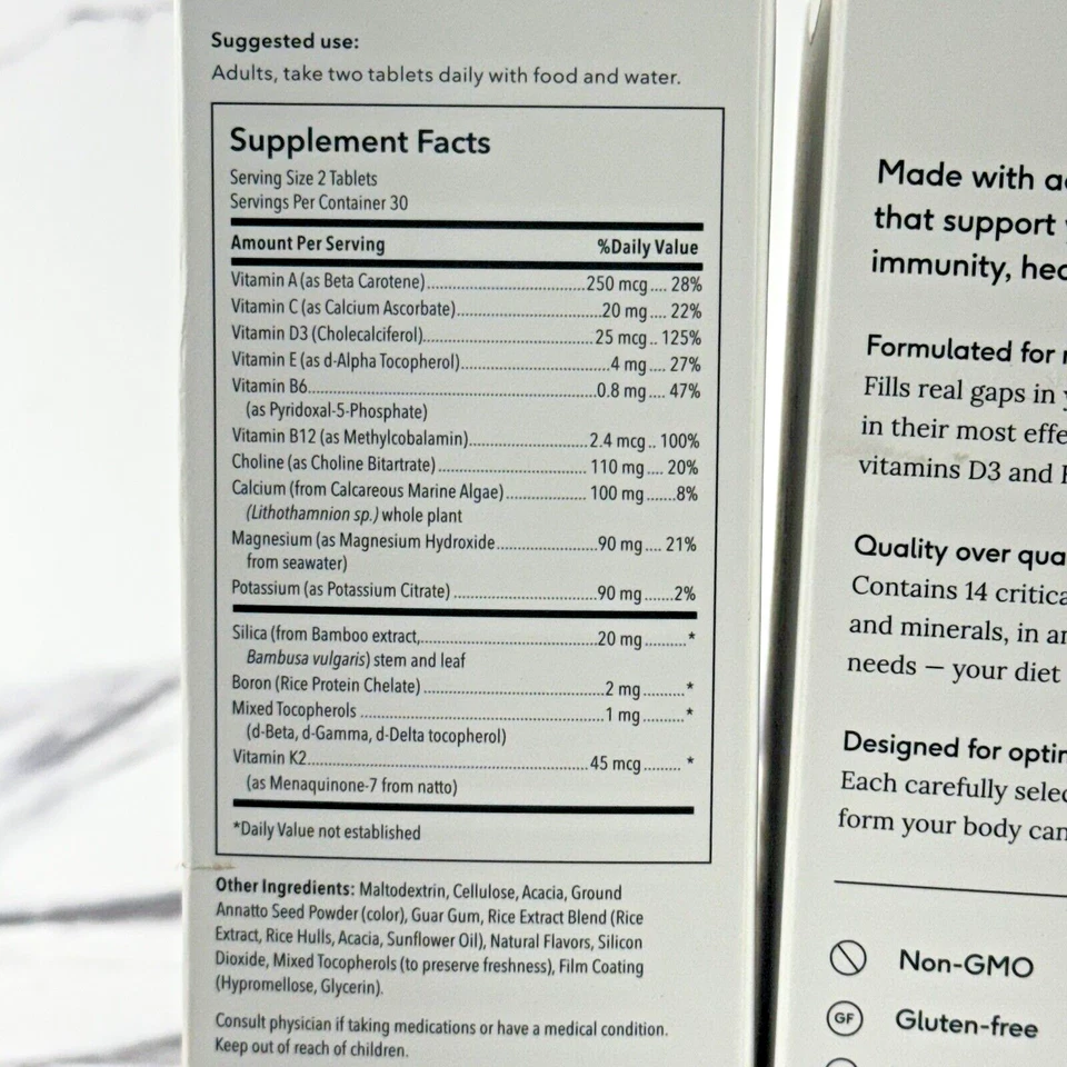 Multivitamínico Para Hombre Marca "cuidado/de" (2X) 60 Comprimidos Sin Gluten CAD 07/25 Foto 4 de 4