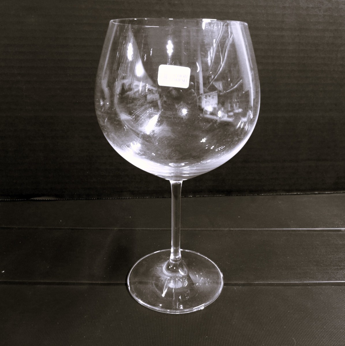 matte black wine glasses Fleming Sales 10336 17OZ Stemless Wine Glass Black Matt main image 1