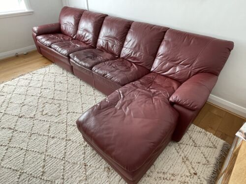Leather Lounge 5 seater - Nick Scali - Picture 1 of 15