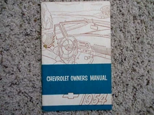 1954 Chevrolet Factory Original GM Owners Manual Extremely Nice Condition