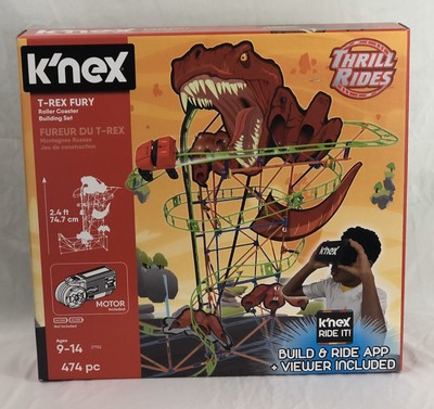 knex t rex fury roller coaster