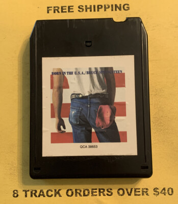 Bruce Springsteen Born In The U.S.A 8 track tape Serviced | eBay