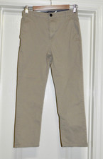 H M Orgnls 48 Boys Kids Sz 14 Slim Fit Pants Khaki Chino