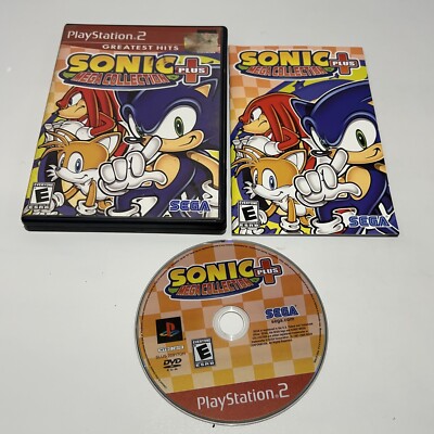 Sonic Mega Collection Plus (Sony PlayStation 2, 2004) PS2 CIB Complete