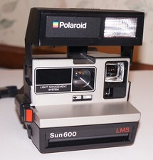 Vintage Polaroid Sun 600 LMS Instant Film Camera , Pristine w/Case