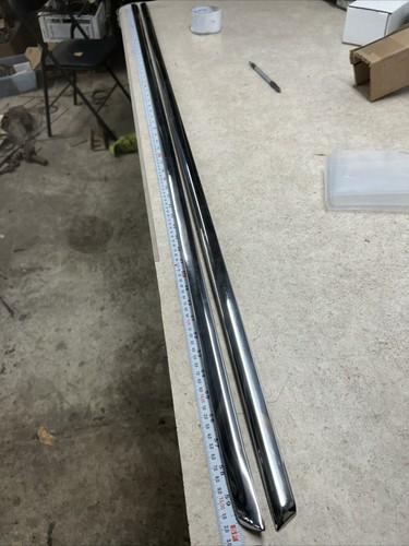 1957 Chevy Bel air 2dr Post Upper Rear Quarter Panel Trim Left and Right