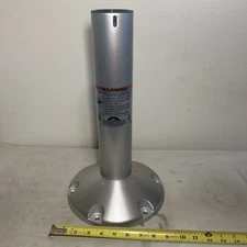 Springfield Aluminum Marine Boat Post & Base Pedestal Mount 15” High X 9” Base