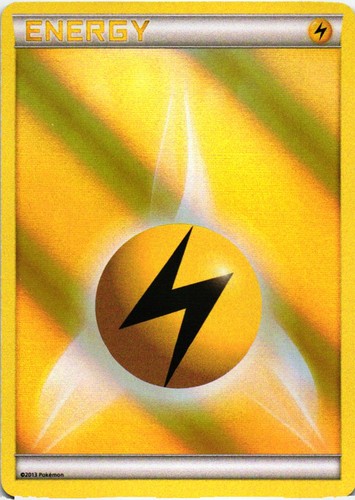 Pokemon Lightning Energy (2013 Unnumbered) Deck Exclusives Common Holo LP