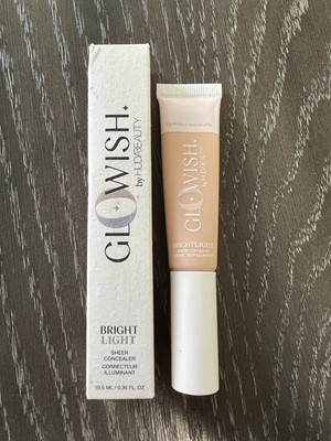 Huda Beauty Glowish Bright Light Sheer Concealer 02 Fair Light .35 fl oz New