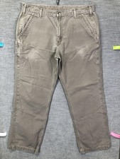 Carhartt Pants Mens 40x32 Brown B289 MUS Relaxed Fit Canvas Work Carpenter