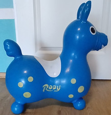 Rody Hüpfpferd Blau  Sprungpferd  Esel Hüpftier