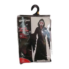 Spirit Halloween Scream Light Up Ghost Face Childs Costume Small 4-6 NEW Works