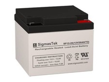 12 Volt 26 Amp F2 Sealed Lead Acid Battery