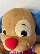 Fisher Price LAUGH LEARN Puppy Dog WORKS Plush Stuffed Animal